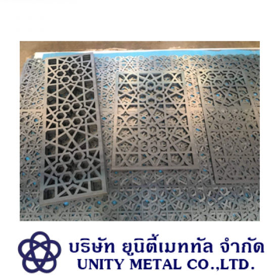 บริการตัดเลเซอร์ พับ ม้วน เหล็ก สเตนเลส พระราม 2 มหาชัย - ยูนิตี้เมททัล - โรงงานรับตัดเลเซอร์ฉลุลาย พระรามสอง